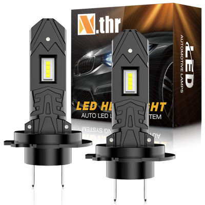 H7 led ไฟหน้าสำหรับหลอดไฟรถยนต์ 6500K CSP ชิปหลอดไฟสีขาว Super Bright Plug and Play 12v 20000LM 1:1 Mini ขนาดไฟหน้า-dliqnzmdjasfg