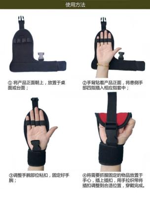 ถุงมือปั่นจักรยานกายภาพ 1 ข้าง นิ้วสอด (Bicycle Hand Support) ถุงมือดึงรอกบริหารไหล่ กล้ามเนื้ออ่อนแรง เส้นเลือดในสมองแตก อัมพาต