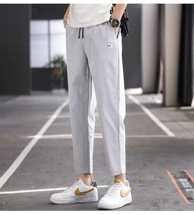 2018 New England Style Spring Men Slim Fit Straight long Pants Male Casual  stripe skinny casual pants business Fashion trousers  OnshopDealsCom