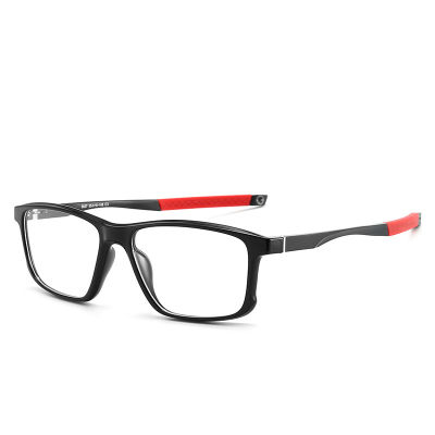 กรองแสงสีฟ้ากีฬากรอบแว่นตาแว่นตาเลนส์ขยายแบบสามารถเปลี่ยนเลนส์ได้สำหรับชาย Classes Vintage TR Bendable อลูมิเนียมแมกนีเซียมสี่เหลี่ยมผืนผ้าแว่นสายตา