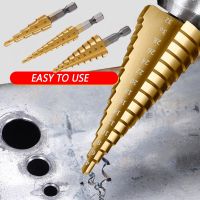 【DT】hot！ 3-12mm 4-12mm 4-20mm 4-32mm Straight Groove Bit Set Titanium Coated Wood Metal Hole Cutter Core