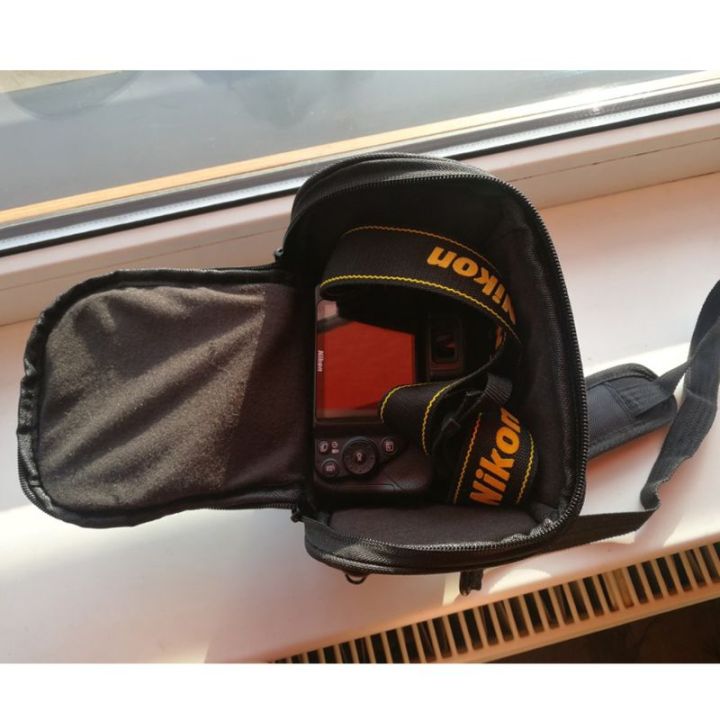 กระเป๋าเคสพกพาผ้าไนลอนแบบใหม่กระเป๋ากล้องกันน้ำนุ่มสำหรับ-canon-eos-สำหรับ-nikon-d5200-d5100ถุงเก็บกล้องดิจิตอล