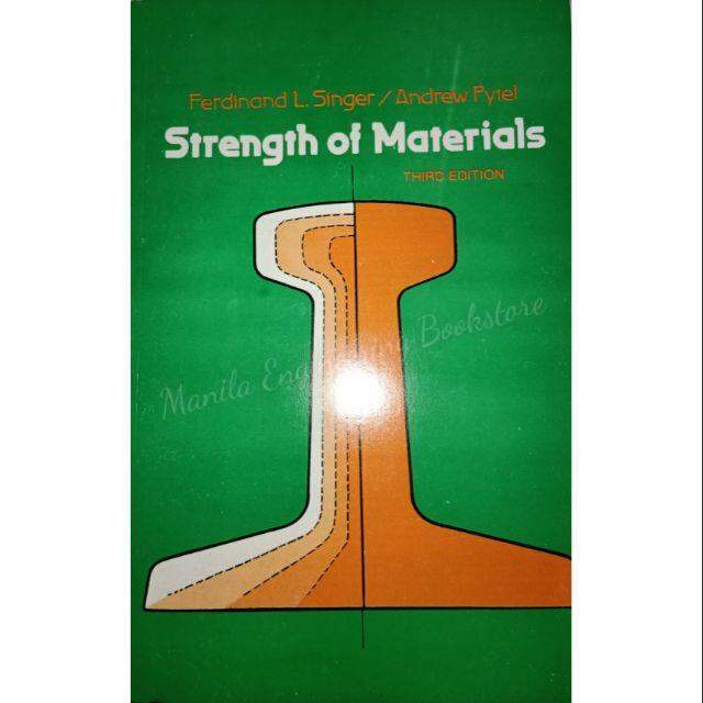 Strength of Materials Third Edition (3rd ed) by Ferdinand Singer/Andrew