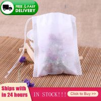 100pcs Food Grade Non-woven Fabric Filter Spice Infuser With String Filters Teabags