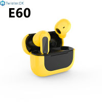 E60หูฟังไร้สายบลูทูธที่รองรับการทำงานกีฬาเพลงหูฟังพร้อมไมโครโฟนเข้ากันได้สำหรับ Android Ios