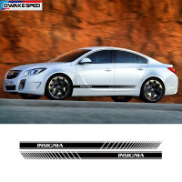 For Opel Insignia OPC Sport Stripes Car Styling Door Side Skirt Sticker Auto Body Decor Vinyl Decals Exterior Accessories