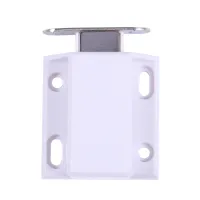 White Push To Open Magnetic Door Drawer Cabinet Catch Touch Latch