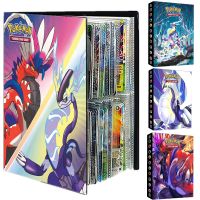 28 Model 240Pcs Pokemon Scarlet and Violet Card Album Book Game Card Holder Binder Vmax Game Card Collection Kids Toys Gift