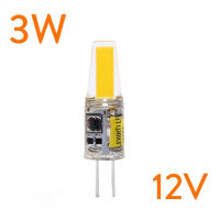 ไฟแชนเดอร์ G4 LED หรี่แสงได้หลอดไฟ G9 Ac/dc 12V 220V 3W 6W COB SMD ไฟแสงสว่างแอลอีดีเปลี่ยนโคมไฟระย้าไฟสปอตไลท์ฮาโลเจน