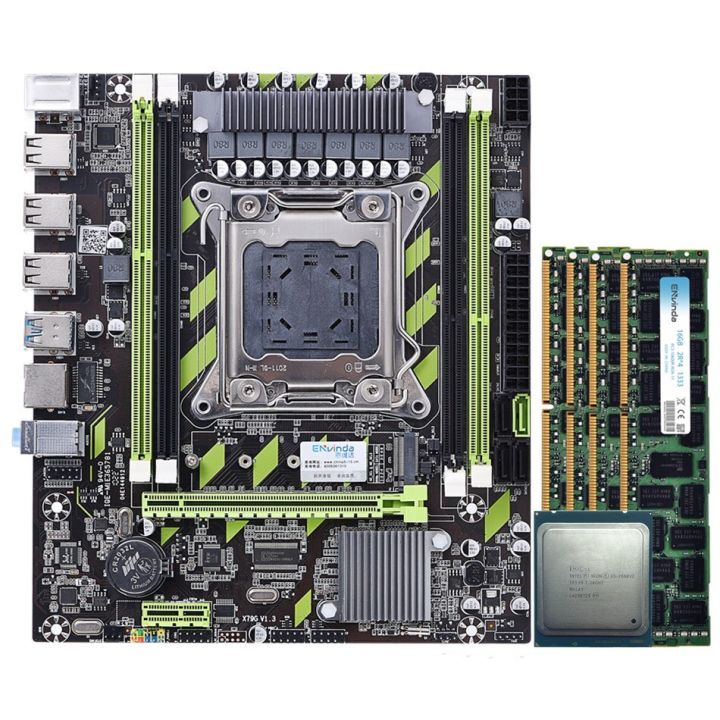 x79-motherboard-with-xeon-e5-2670-v2-cpu-2-8gb-or-16gb-ddr3-1333-reg-ecc-ram-memory-combo-kit-server-set-nvme-kit-combo