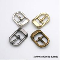 20pcs Metal Buckle hook buckle clip small metal 10mm shoe buckle with pin high polished buckle BK-005