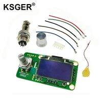 KSGER V2.1S Digital STM32 OLED 1.3 Size Screen T12 Temperature Battery Controller 5 Core Silicone Wire 9501 Soldering Handle Set