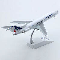 Diecast 1200 Scale B727-200 Air France สายการบินเครื่องบินรุ่น Alloy Landing Gear เครื่องบินสะสมจอแสดงผลเครื่องบิน