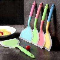 Home Cooking Utensils Silicone Spatulas Beef Meat Egg Kitchen Scraper Wide Pizza Shovel Non stick Turners Food Lifters