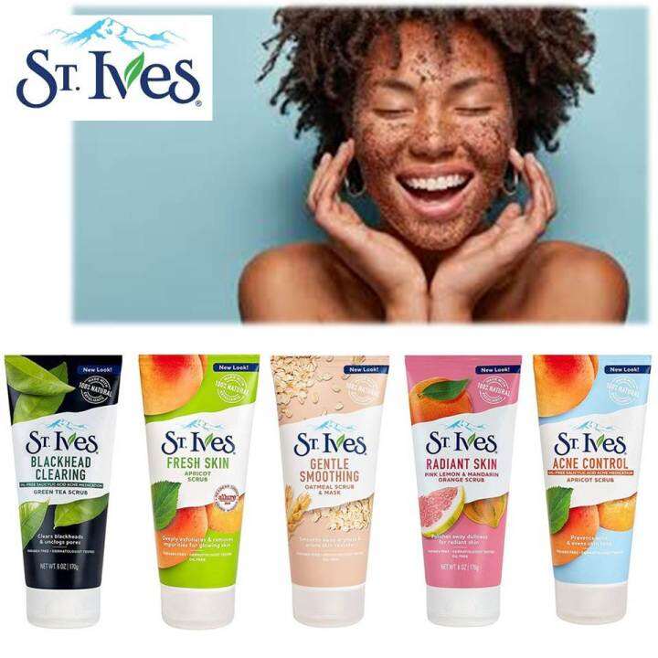 100 ORIGINAL ST IVES FACIAL SCRUB 170g Lazada