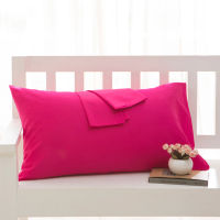 100 Cotton Solid Color Pillow Case Home One Pair Diagonal Printing Brief Style Pillowcase 48x74cm 50*70cm 50x75cm 50*90cm