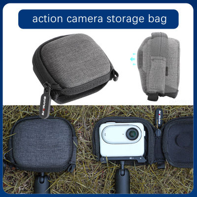 กระเป๋าขนาดเล็กสำหรับ Insta360 GO 3กล้องแอคชั่นแคมเมราเคสเก็บของกระเป๋าแบบพกพาเคสป้องกันอุปกรณ์เสริม Gopro สำหรับ DJI OSMO Action 4