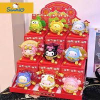 Sanrio H Ello K Itty Cinnamoroll Melody Kuromi POM POM PURIN แก้วตัวเลขการเก็บเครื่องประดับรุ่นตุ๊กตาของเล่นสำหรับสาวของขวัญ