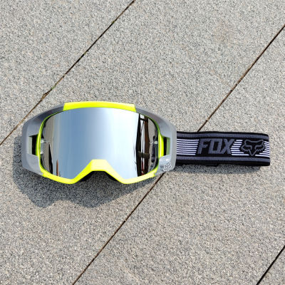 ทางวิบากแว่นตากันลมแว่นตาเล่นสกีแว่นตาป้องกัน MTB แว่นตาหมวกกันน็อคจิ้งจอกสำหรับผู้ชายและผู้หญิง