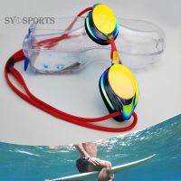 professional competition swimming goggles  anti-fog coating  waterproof anti-ultraviolet  silicone  diving   protective glasses Goggles