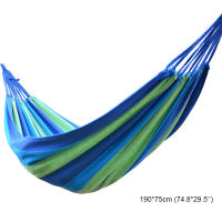 2021Portable Hammock Swing Chair Single Double Adult Outdoor Furniture Garden Sport Home Travel Camping Swing Stripe Canvas Hang Bed