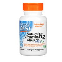 Doctors Best Natural Vitamin K2 MK-7 45 mag 60 Veg Caps