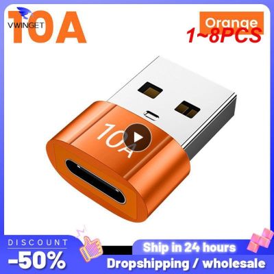 1 8PCS To Type-C / TypeC to USB OTG Converter mrcro USB 3.0 Adapter for Samsung PC MacBook USB C Charger Connector