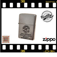 VINTAGE Zippo Mansbach Steel Ashland KY Jeffersonville IND, 100% ZIPPO Original from USA, USED. Year 1956