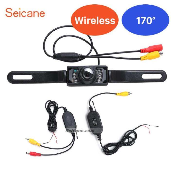 Seicane Universal Waterproof Wireless Car Reverse Camera Backup Parking
