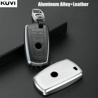 ❂ Alloy Leather Car Remote Key Case Cover Fob For Bmw F20 F30 G20 f31 F34 F10 G30 F11 X3 F25 X4 I3 M3 M4 1 3 5 Series Accessories