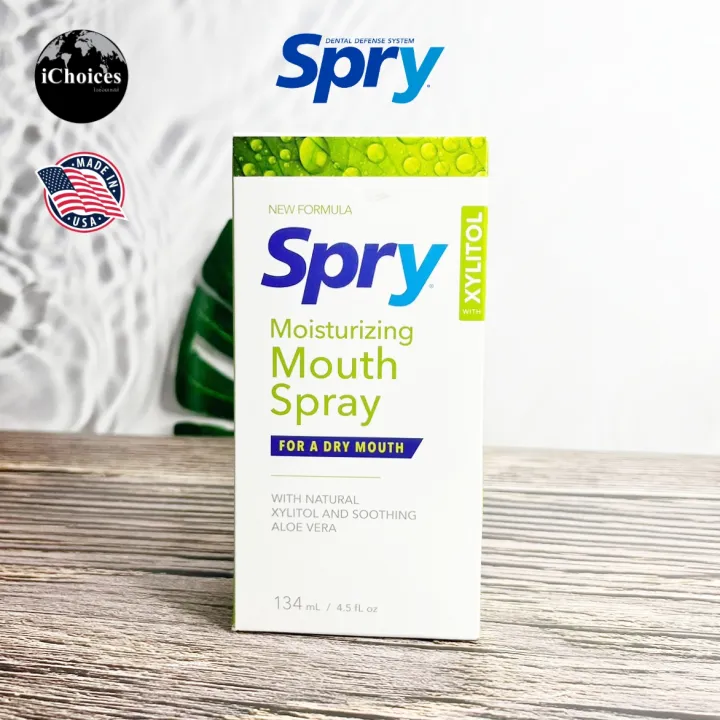 [Spry] Moisturizing Mouth Spray, For A Dry Mouth With Xylitol 134 ml