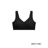 Sabina เสื้อชั้นใน (ไม่มีโครง) รุ่น Seamless Fit รหัส SBXK119 สีดำ