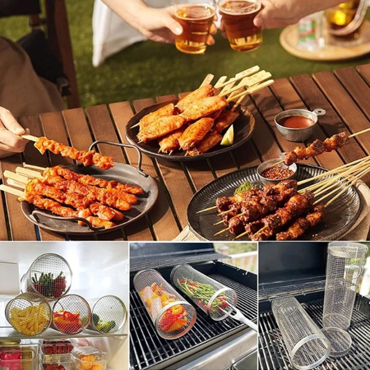 3pcs-barbecue-rolling-grill-basket-bbq-net-tube-grill-basket-bbq-campfire-grid-family-travel-camping-picnic-cookware