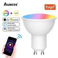 Ampoule Led Gu10 luminosité réglable bricolage voix pour Alexa Google Home Wifi projecteur intelligent Tuya Rgb lumière réglable minuterie 4w