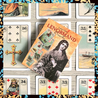Laura Tuan Lenorman ไพ่เลอนอร์มองด์ ดาดฟ้าบัตรเสี่ยงทาย | ขนาด10.3x7ซม. | 36แผ่นไพ่ทาโรต์ | การ์ดทำนาย | Oracle Tarot Card | ไพ่ยิปซี ไพ่ออราเคิล ไพ่ทาโรต์ ไพ่ยิบซี | Golden | Gilded Reverie | Green Glyphs