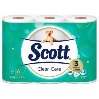 ?จัดโปร !!!? สก๊อตต์ คลีนแคร์ กระดาษทิชชู 6 ม้วน Scott Clean Care Roll Tissue 6pcs