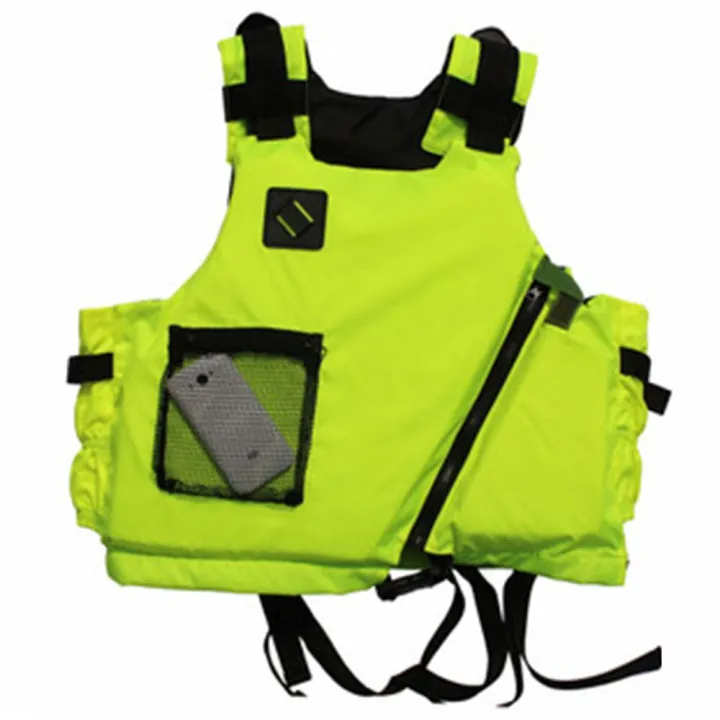 Adult Professional Oblique Zipper Life Jacket EPE High Density Buoyancy