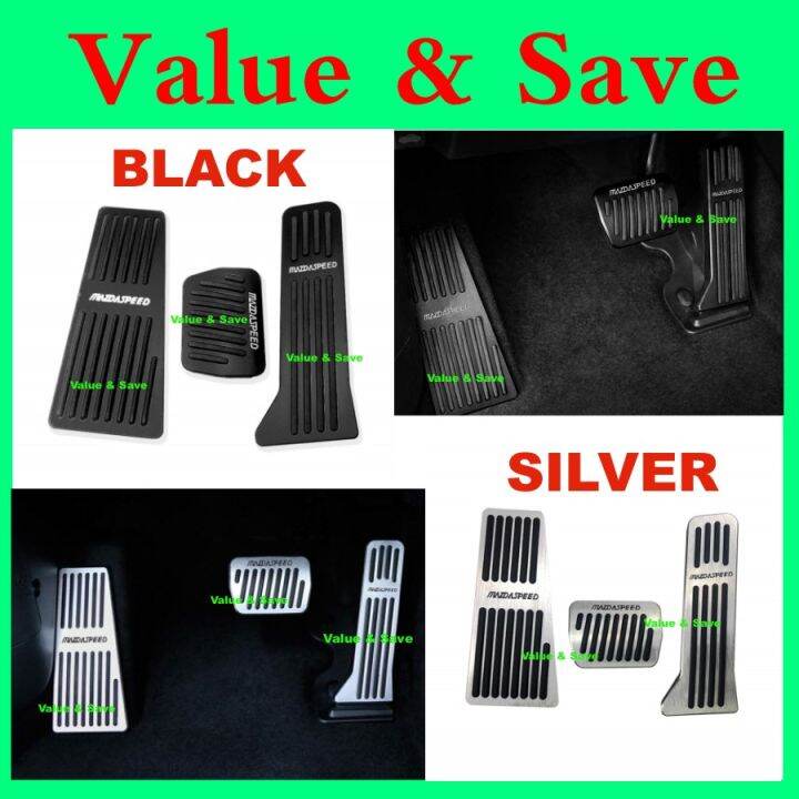 Mazda cx3 cx5 cx8 Mazda 2 3 6 Mazdaspeed RHD AntiSlip No Drilling Aluminum Rest Brake Gas