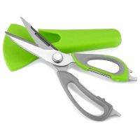 กรรไกรตัดอาหาร กรรไกรอเนกประสงค์ คละสี รุ่น Kitchen-scissors-multi-purpose-00d-June