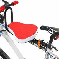 Foldable Child Bicycle Seat 30kg Loading Ultralight Front Mount Baby MTB Saddle Steel Bike Seat With Handrail For 2 To 6 Kids