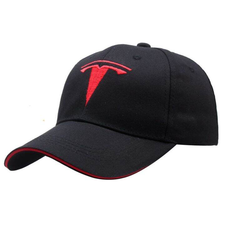 tesla-หมวกเบสบอลปักลายคลาสสิกหมวกกีฬาผู้ชายผู้หญิงหมวกฮิปฮอปสแนปแบคหมวกลำลองระบายอากาศได้พอดีกับหมวกแก๊ปสำหรับชายหญิง-swr-045หมวกตีกอล์ฟ