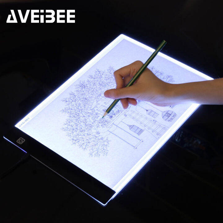 LED lighted Drawing Board A4 light Pad Drawing Tablet Tracing Pad