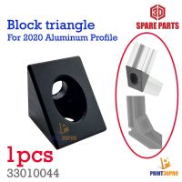 3D Printer parts 2020 Aluminum Block triangle aluminum block Black V-slots two-way connector bracket อุปกรณ์ยึดมุม