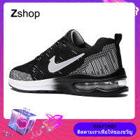 【Zshop】 เบาะลมรองเท้าผ้าใบสำหรับผู้ชายถักตาข่ายกีฬารองเท้าวิ่งคู่แนวโน้มแฟชั่นกันกระแทกระบายอากาศ (002)