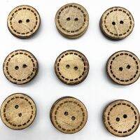 New13mm/15mm/20mm Coconut Wood Button Clothing Accessoriesfor Wedding Decor Sewing Accessories Haberdashery