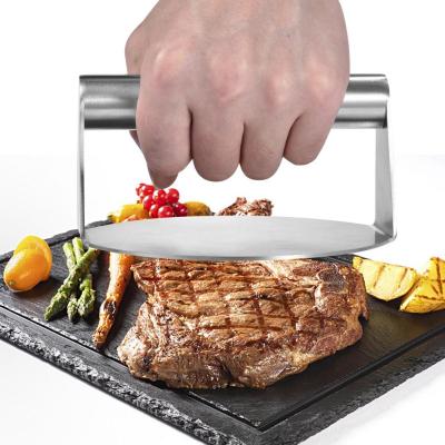 Stainless Steel Burger Press Round Non-Stick Bacon Grill Burger Smasher Manual Meat Pie Pressing Mold Kitchen Gadget🔥พร้อมส่ง🔥ส่งจากร้าน Malcolm Store กรุงเทพฯ