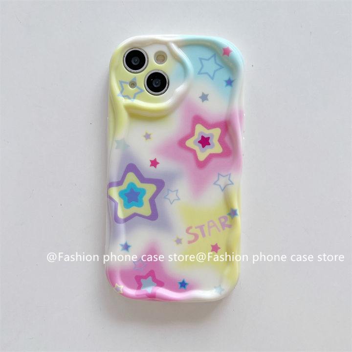 phone-case-เคส-samsung-galaxy-a14-a24-4g-a34-a54-5g-lte-a04-a04e-a04s-a03s-a02s-a03-a02-ฝาหลังซิลิโคนนิ่มสีสันสดใสลายมาการองกราฟฟิตี้ยิ้มได้เคสปกป้องเลนส์2023