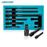 Liton 9Pcs Wobble Socket Extensions Set, Ratchet Extensions 14 "38" 12 ", Wobble Extensions, Drive Socket Extension