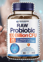 Wholesome Wellness Raw Probiotic 100 Billion CFU 30 caps