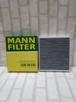 กรองแอร์ ชาโคล   Audi  A1  8X  ( 2010 - 2018 )  ทุกรุ่น    Cabin Charcoal Filter Mann CUK 26010 / CUK26010   มีคาร์บอนดูดซับกลิ่น